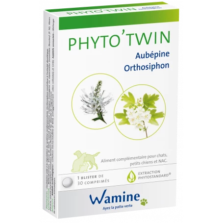 WAMINE Phyto'Twin Aubépine/Orthosiphon 3 WAMINE Phyto'Twin Aubépine/Orthosiphon