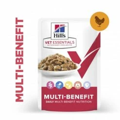 Alimentation boutique 14 HILL'S Pet Nutrition Vet Essentials Chat Multi-Benefit Mature Adulte 7+ Poulet Sachet Repas