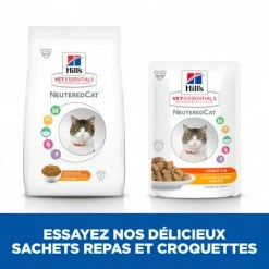 HILL'S Pet Nutrition Vet Essentials Feline Young Adult Neutered Cat Poulet Sachet Repas -Alimentation boutique vet essentials feline young adult neutered cat po sachet r 4